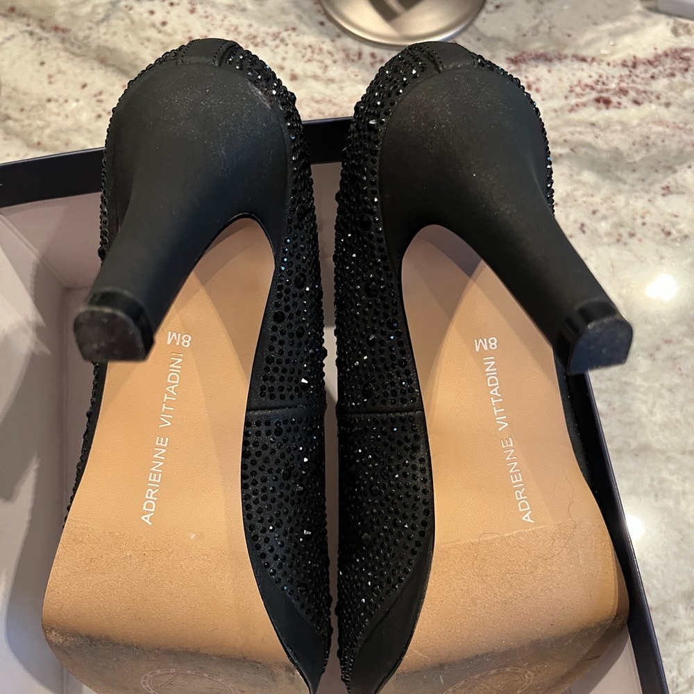 Adrienne Vittadini black heels 👠 - Picture 2 of 7